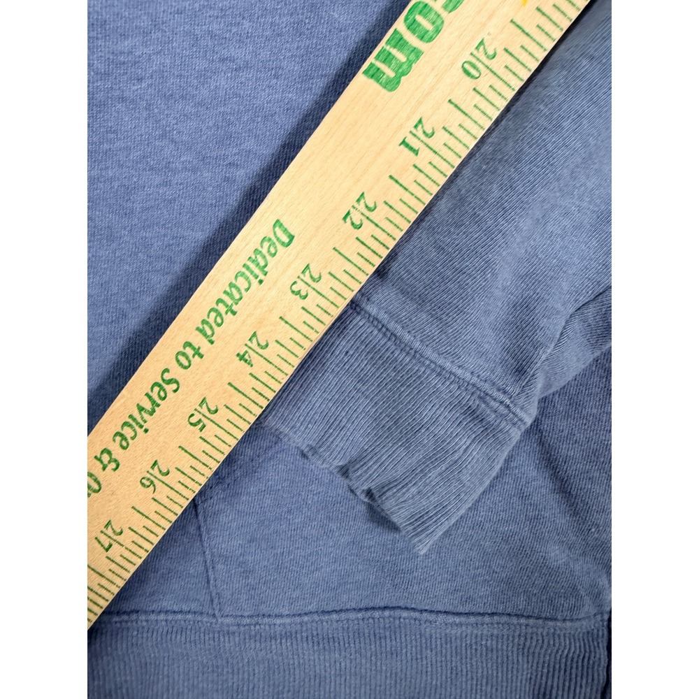 Life is Good Womens XXL Blue Full Zip Hoodie Rainbow Sleeve Sunset Graphic - Picture 9 of 12
